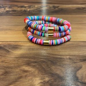Espacio pop up shop set of 3 fiesta signature bracelets